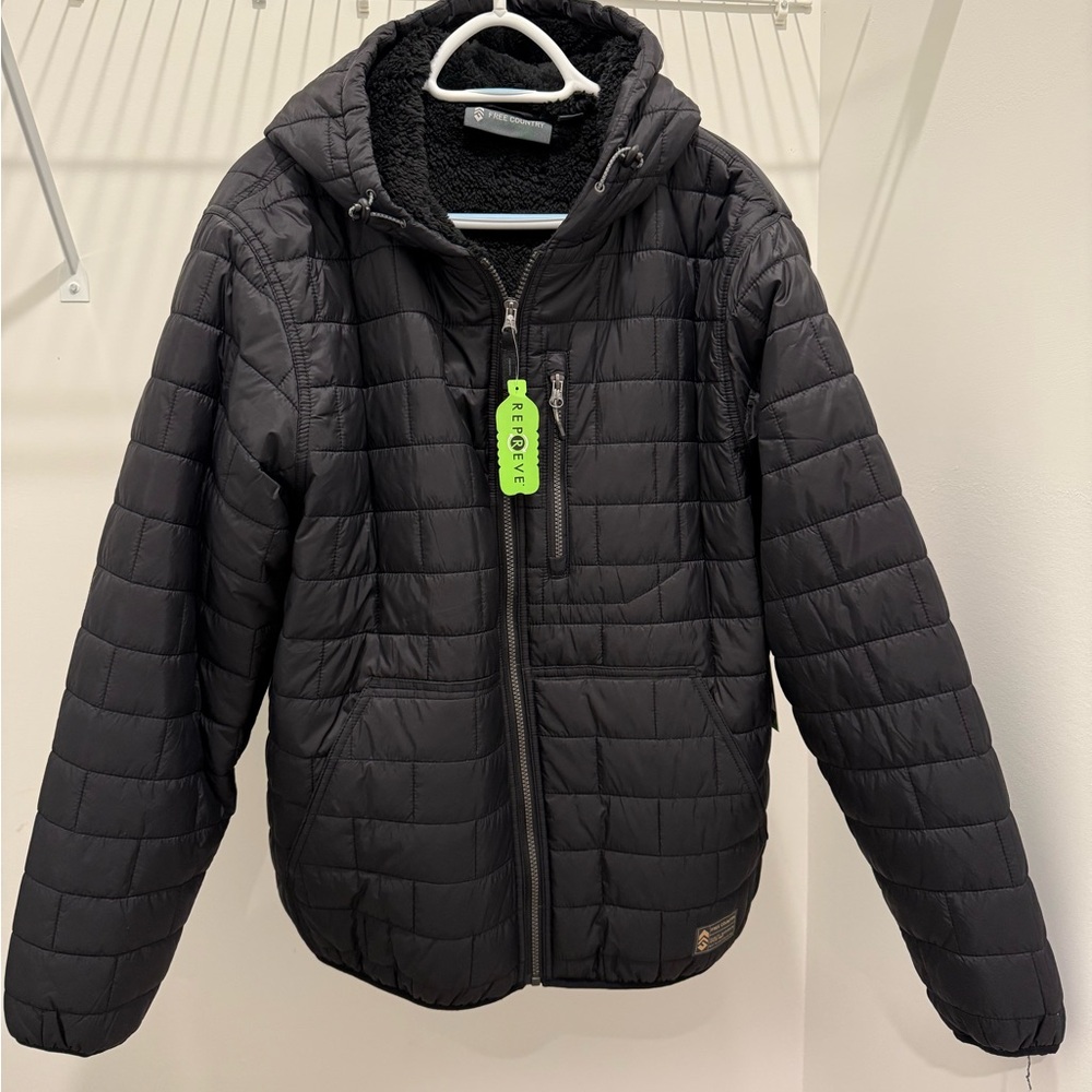 Free Country Charcoal Fleece Jacket